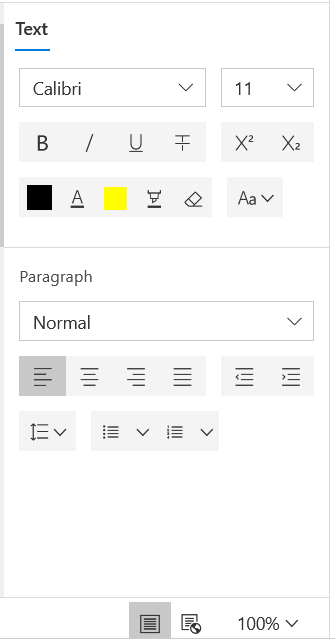 document widget